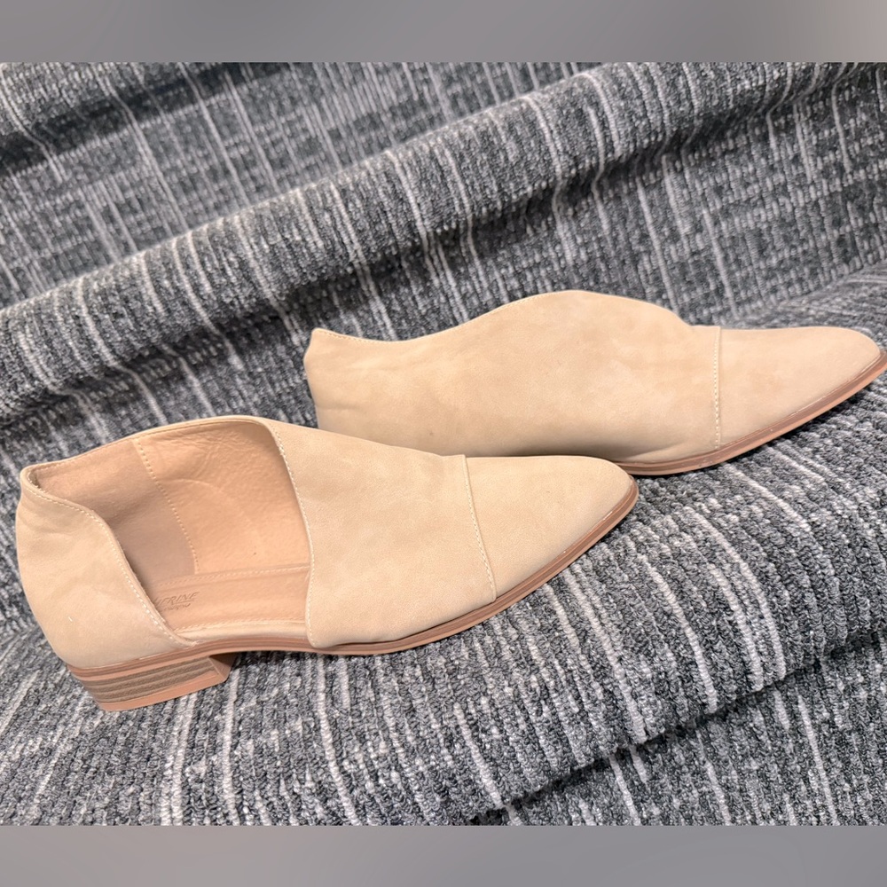 Women's Beige Slip-On Loafers
